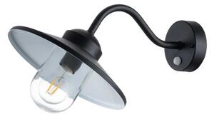 Elstead KLAMPENBORG-PIR-BK-Lampada da esterno con sensore KLAMPENBORG 1xE27/60W/230V IP44