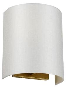 Elstead DL-COOPER-S-IV-AB - Applique da parete COOPER 1xE27/60W/230V oro