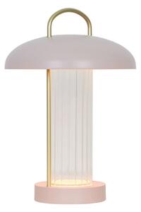 Nordlux - LED dimmerabile. Lampada da tavolo ricaricabile a sfioramento MIRANO LED/3W/3,7V rosa