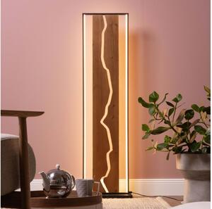 Brilliant - Lampada da terra LED THUNDER LED/18W/230V in pino