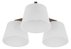 Brilagi - Plafoniera da soffitto LATTE 3xE27/15W/230V pino/bianco