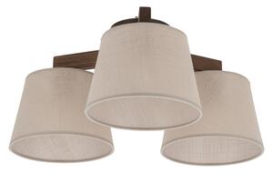 Brilagi - Lampadario a plafone LATTE 3xE27/15W/230V pino/beige