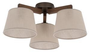Brilagi - Lampadario a plafone LATTE 3xE27/15W/230V pino/beige