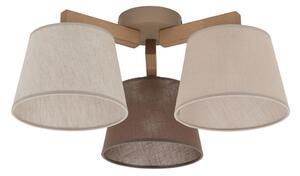 Brilagi - Plafoniera LATTE SABIA 3xE27/15W/230V pino/misto