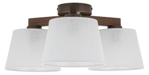Brilagi - Plafoniera da soffitto LATTE 3xE27/15W/230V pino/bianco
