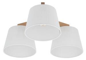 Brilagi - Plafoniera LATTE SABIA 3xE27/15W/230V pino/bianco