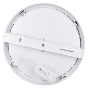 Solight WD244-S - Pannello LED 2 in 1 24W/230V 3000/4000/6000K diam. 30 cm IP54 argento