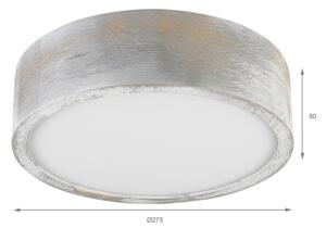 Brilagi - Plafoniera PINO 1xE27/15W/230V pino/argento diam. 27,5 cm
