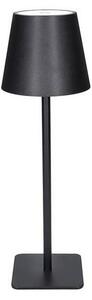 Solight WO69-B - Lampada da tavolo LED ricaricabile dimmerabile a sfioramento LUCCA LED/3,7V 2000 mAh nera