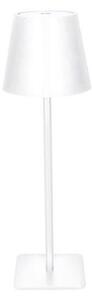 Solight WO69-W - Lampada da tavolo ricaricabile LED con dimmer a sfioramento LUCCA, 3,7 V 2000 mAh, bianca