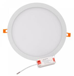 Pannello LED Rotondo 30W, 3.000lm, no Flickering, Foro Ø278-285mm, OSRAM  LED Colore Bianco Caldo 3.000K