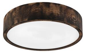 Brilagi - Plafoniera LED CARVALHO SMOKEY LED/36W/230V rovere, diam. 37,5 cm