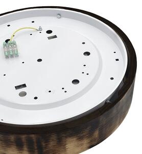 Brilagi - Plafoniera LED CARVALHO SMOKEY LED/36W/230V rovere, diam. 37,5 cm