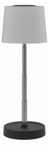 Lampada da tavolo ricaricabile dimmerabile per esterni LED 2W/5V IP44 1200 mAh, grigia