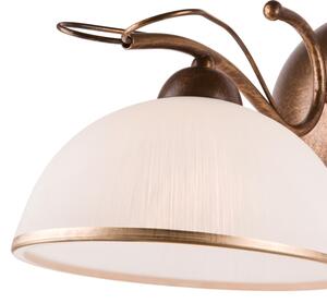 Lampada da parete COBRA 1xE27/60W/230V bronzo/patina