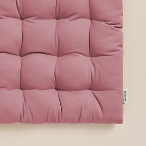 Cuscino per sedia in cotone rosa artistico
