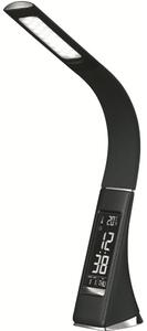 Lampada da tavolo dimmerabile a LED con display LED/7W/5V nera