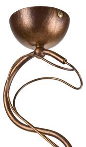 Lampadario a stelo COBRA 1xE27/60W/230V diam. 30 cm bronzo/patina