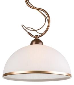 Lampadario a stelo COBRA 1xE27/60W/230V diam. 30 cm bronzo/patina