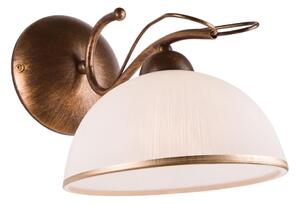 Lampada da parete COBRA 1xE27/60W/230V bronzo/patina
