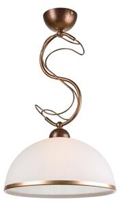 Lampadario a stelo COBRA 1xE27/60W/230V diam. 30 cm bronzo/patina