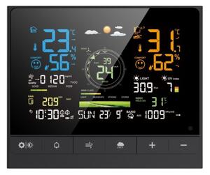 Immax NEO 07528L - Stazione meteorologica professionale 7 in 1 NEO LITE SMART 5V/2xAAA + 3xAA