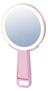 Immax 09102L - Specchio cosmetico dimmerabile LED+CCT SWEET LED/3W/5V rosa