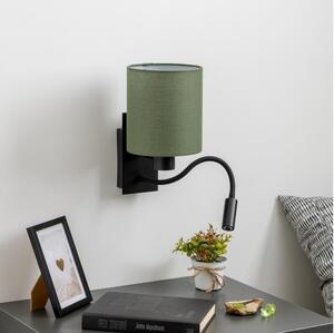 Brilagi - Applique a LED NUBILA 1xE27/25W/230V + LED/3W nero/verde