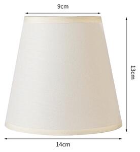 Brilagi - Paralume universale NUBILA E27 13x9 cm crema
