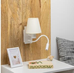 Brilagi - Applique a LED NUBILA 1xE27/25W/230V + LED/3W bianco/color crema