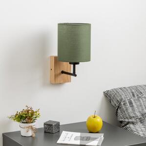 Brilagi - Applique NUBILA WOOD 1xE27/25W/230V quercia/verde