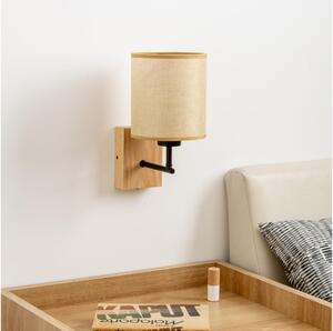 Brilagi - Applique NUBILA WOOD 1xE27/25W/230V quercia/marrone chiaro