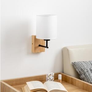 Brilagi - Applique NUBILA WOOD 1xE27/25W/230V quercia/bianco