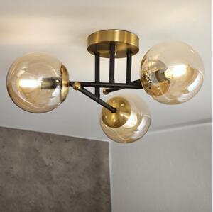 Brilagi - Lampadario a plafone MALIVA 3xE14/15W/230V in finitura oro