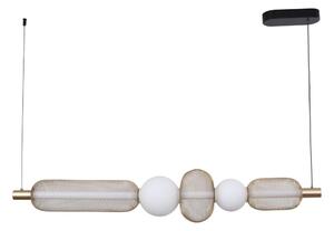 Zuma Line MD2596-5B-3BGT - Lampadario LED a cavo SARR 27W/230V 3000-5700K dorato + telecomando