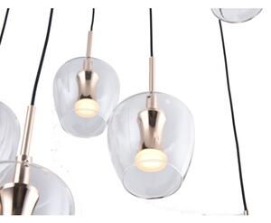 Zuma Line MD2291-11B-3BGT - Lampadario LED a sospensione su cavo NELSON 11xLED/3W/230V nero