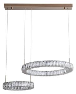 Zuma Line MD3713-2-3GT - Lampadario LED su cavo GIRONA LED/36W/230V oro rosa