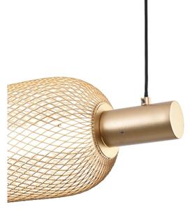 Zuma Line MD2596-5B-3BGT - Lampadario LED a cavo SARR 27W/230V 3000-5700K dorato + telecomando