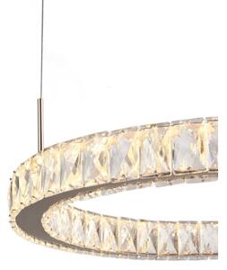 Zuma Line MD3713-2-3GT - Lampadario LED su cavo GIRONA LED/36W/230V oro rosa