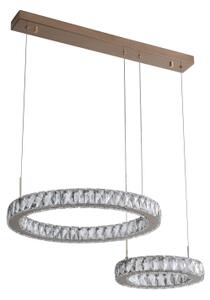 Zuma Line MD3713-2-3GT - Lampadario LED su cavo GIRONA LED/36W/230V oro rosa