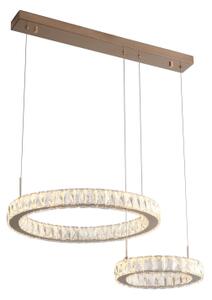 Zuma Line MD3713-2-3GT - Lampadario LED su cavo GIRONA LED/36W/230V oro rosa
