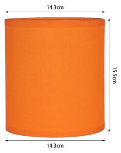 Brilagi - Lampada da parete flessibile LED NUBILA 1xE27/25W/230V + LED/3W ottone/arancione