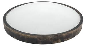Brilagi - Plafoniera CARVALHO SLIM SMOKEY 3xE27/60W/230V rovere, diam. 47,5 cm