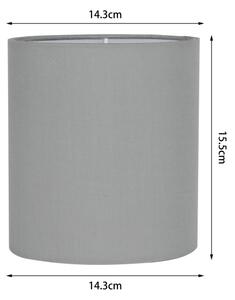 Brilagi - Lampada da parete LED flessibile NUBILA 1xE27/25W/230V + LED/3W ottone/grigio chiaro