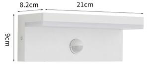 Brilagi - LED applique da esterno con sensore TESSI LED/10W/230V bianco IP54