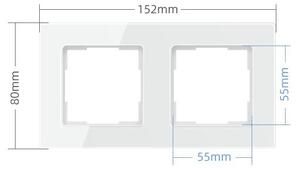 Immax NEO 07541L - Cornice per interruttori, prese e termostati 2Z