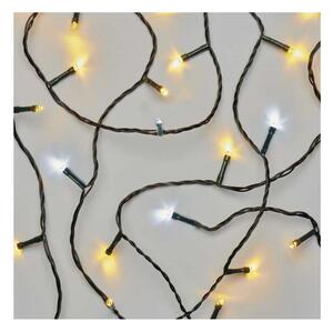Catena luminosa LED da esterno 80 LED/13 m IP44 bianco caldo/freddo