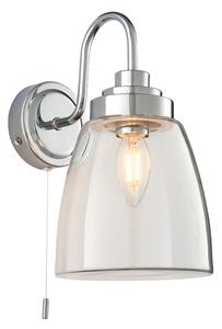 Endon 77088-Applique da bagno ASHBURY 1xE14/4W/230V IP44 cromo lucido