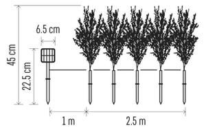 Decorazione solare a LED 50xLED/3W/1,2V 600 mAh IP44