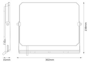 Osram - Proiettore LED FLOODLIGHT/100W/230V 3000K IP65